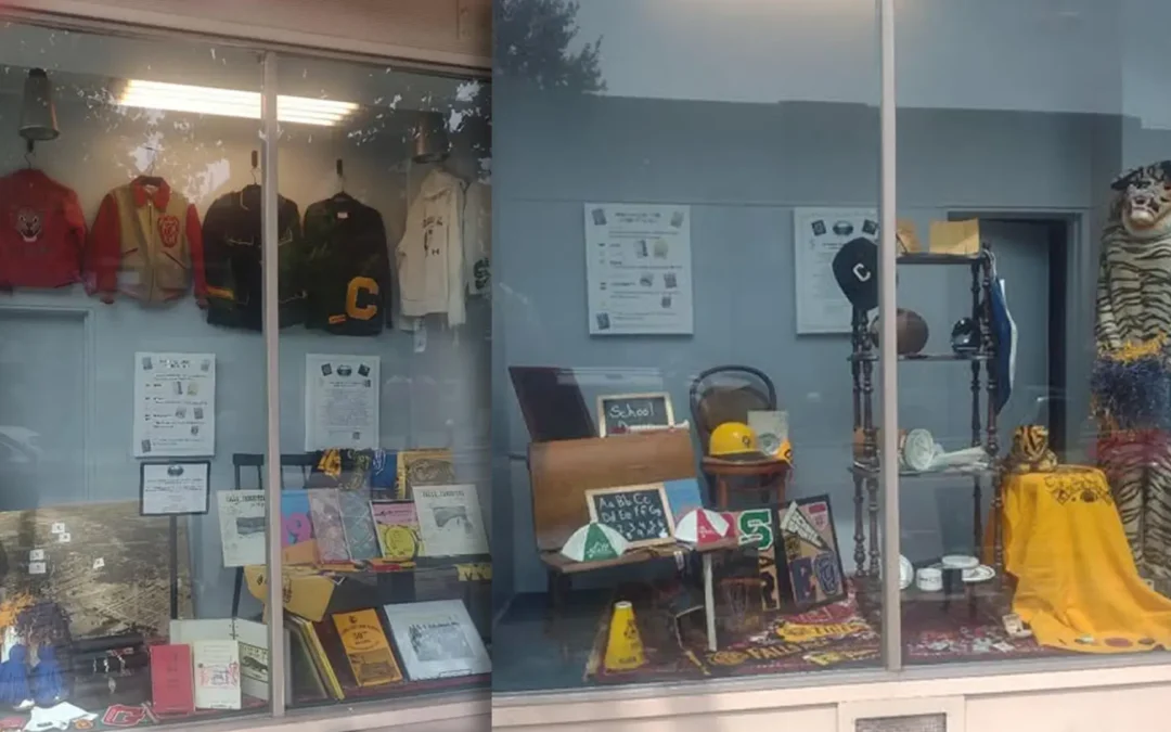 Relive Your Cuyahoga Falls School Days at Our Front Street Window Display