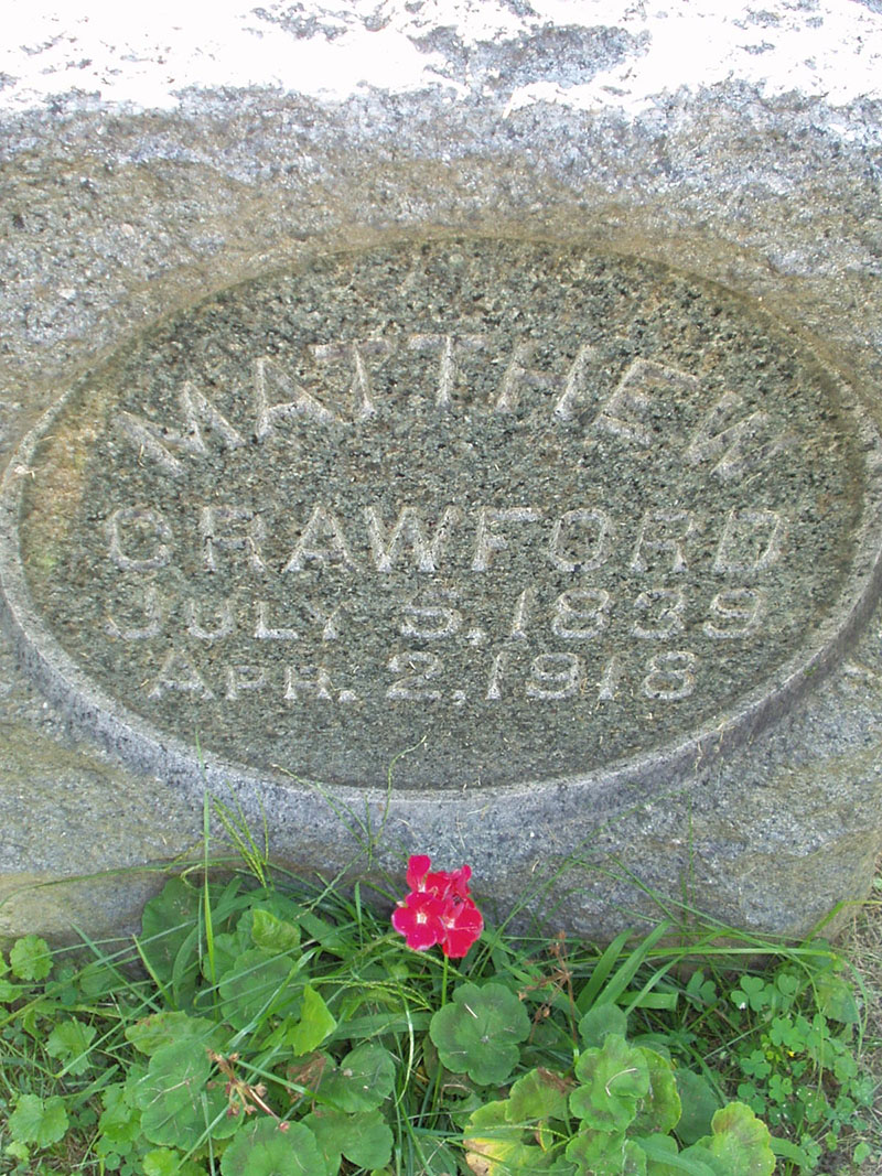 Oakwood Cemetery marks Crawford’s final resting place